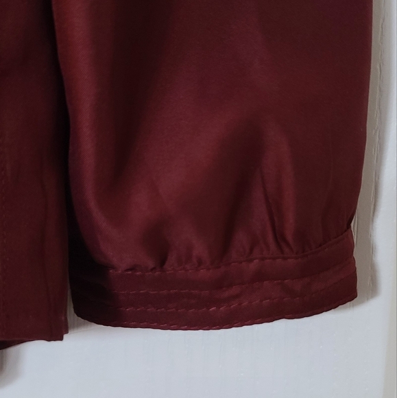 Maroon long sleeved blouse - Picture 2 of 10